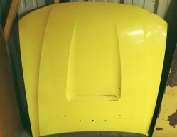 97-04 yellow Mustang hood also Black hood shell Great for Racing