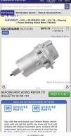 chevy silverado 2014 1500 electric power steering motor